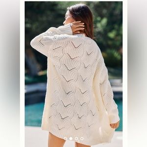 Anthropologie Daily practice knit beach cardigan XS